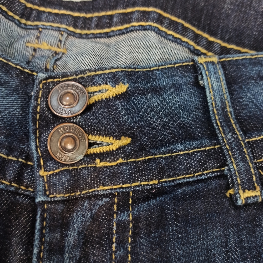 Hudson Women's Bootcut Blue Jeans . Size 28 Made In USA - Picture 9 of 16